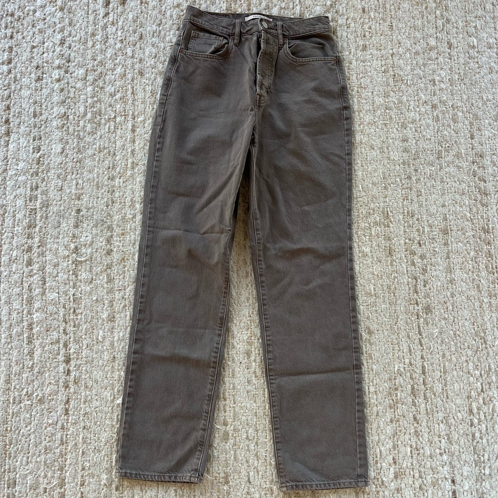 pacsun womens brown dad jeans